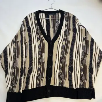 RAGEBLUE 베이지/블랙 가디건 M