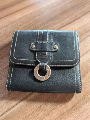 BALLY 가죽 접이식 지갑 블랙