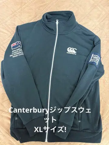 초레어 XL! 캔터베리 Canterbury 지퍼 맨투맨 네이비