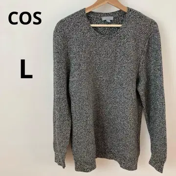 COS 코스 MIX 컬러 남성용 니트 L 모노톤 린넨 55% 코튼 45%