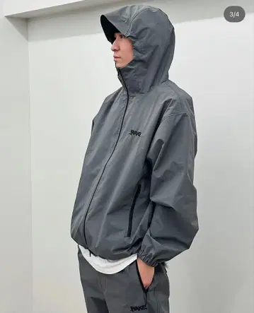 WAKE x ES.1 3lyr Nylon Shell Parka Grey
