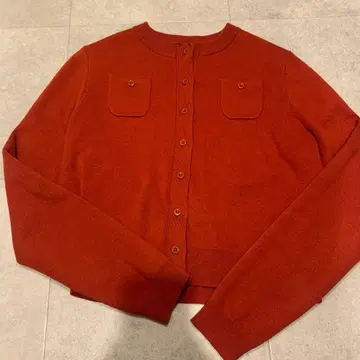 CABaN 빨간색 니트 가디건
