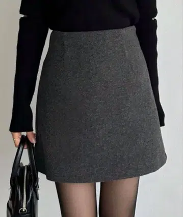 callautia 울 라이크 기모 미니 스커트 (이너 팬츠 포함)