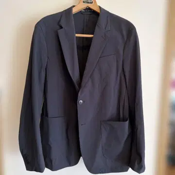 블랙 테일러드 자켓 3 포켓