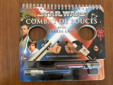 스타 워즈 컬렉터 레어 엄지손가락 라이트세이버 포함 책