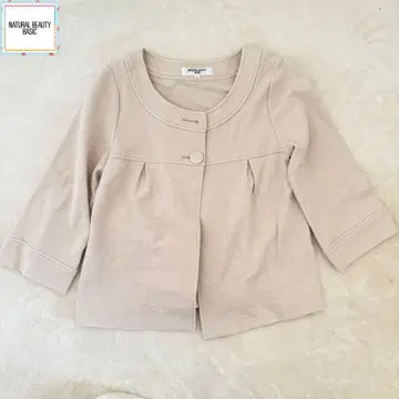 내추럴 뷰티 베이직 상의 긴팔 베이지 L 사이즈