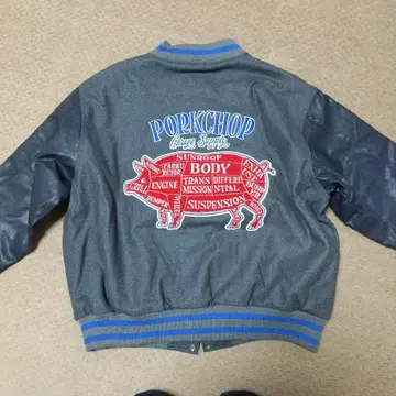 PORKCHOP 바시티 자켓 XL