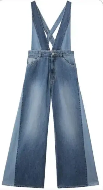 이번 시즌 미사용 새상품 룰르로제트 데님 오버롤