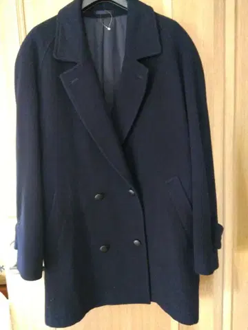 캐시미어 더블 체스터 코트 모드러스 modrus 블랙