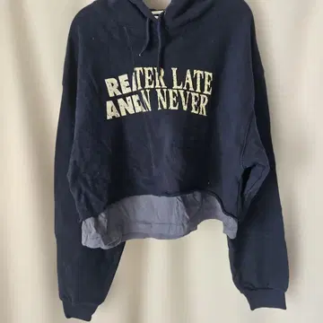 니코앤드 niko and - 레이어풍 숏 로고 후드티 L