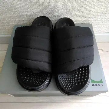 YONAMINE. 블랙 스트랩 샌들 여성용 M 사이즈 새상품