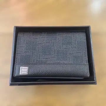 dunhill 블랙 가죽 명함지갑
