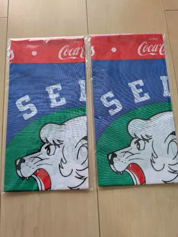 [90년대] 세이부 라이온즈 & 코카콜라 반다나 2개 세트