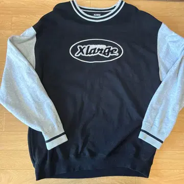 XLARGE 블랙 그레이 트레이닝복 L 사이즈
