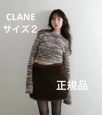 CLANE COTTON SHORT KNIT TOPS