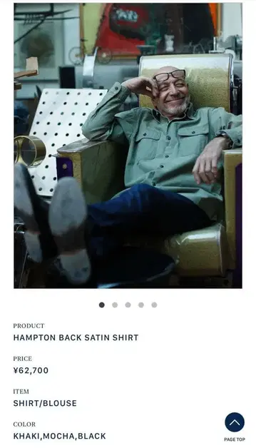 MADISON BLUE HAMPTON BACK SATIN SHIRT