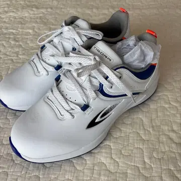 TIGORA 골프화 화이트/블루/오렌지 25.5cm