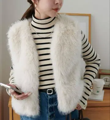 디스코트 퍼 자켓