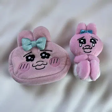 빤쮸토끼 스마트폰 그립 얼굴 파우치