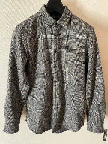 PHENOMENON 그레이 계열 체크 긴팔 셔츠