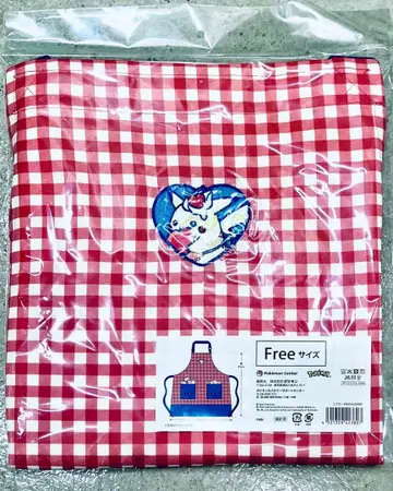 에이프런 PIKACHU DINER 피카츄 다이너 포켓몬 센터