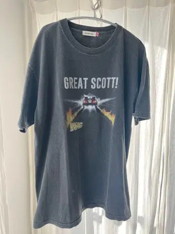 GOOD ROCK SPEED 백 투 더 퓨처 티셔츠