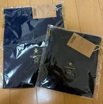 Starbucks 리저브 드로우 스트링 파우치 네이비 S/L 세트