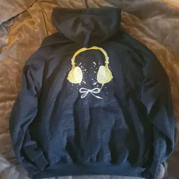 카네요리마사루 레몬 헤드폰 후드티 구제 의류