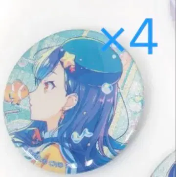 프로세카 시로이시 안즈 그리 캔뱃지 글리터 캔뱃지 46B