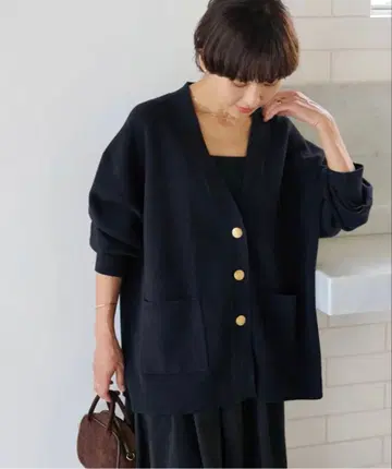 relume 현재 예약 판매 중 코튼 캐시미어 믹스 V넥 가디건