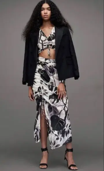 ALLSAINTS 미디 스커트 size 6