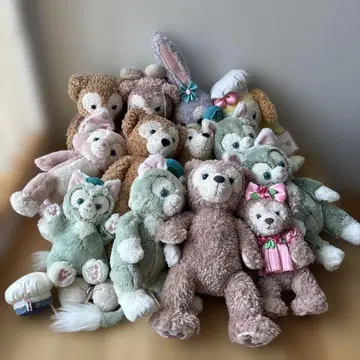 봉제 인형 세트 13체 더피 셰리메이 젤라토니 리나벨 외