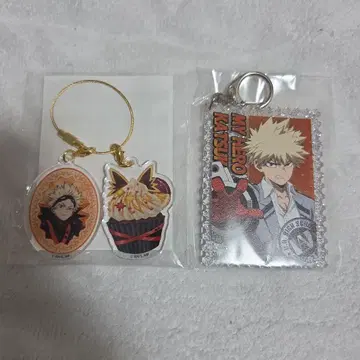 히로아카 오픈스쿨 미니게임 A상 아크릴 키링 바쿠고 세트