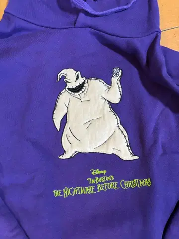 팀 버튼 나이트메어 비포 크리스마스 후드티 L L