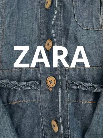 [ 새상품급 ] ZARA TRF 데님 원피스 L