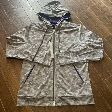 hanakazari 카모 패턴 풀 집업 후드티 사이즈 40