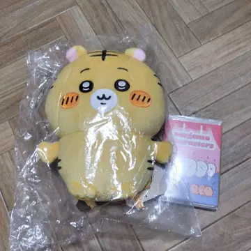 나가노의 호랑이 봉제 인형 복권 C상 나가노 캐릭터 파타파타 메모 미사용