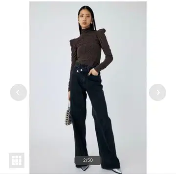 CROSS WAIST WIDE STRAIGHT