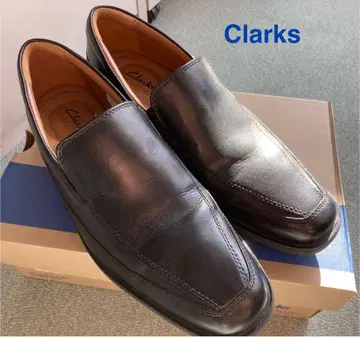 가죽 슬립온 슈즈 블랙