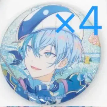 프로세카 아오야기 토야 그리캔 글리터 캔뱃지 46B