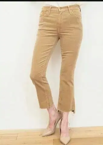 Mother insider crop stepfry 베이지