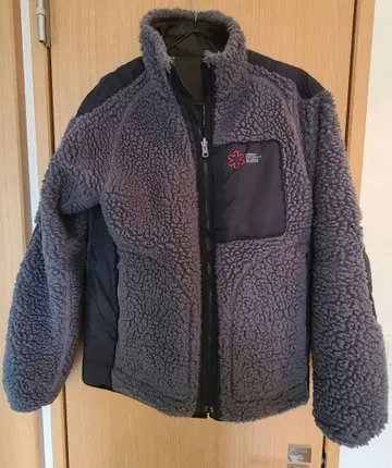 FCRB 리버서블 자켓 그레이/카키