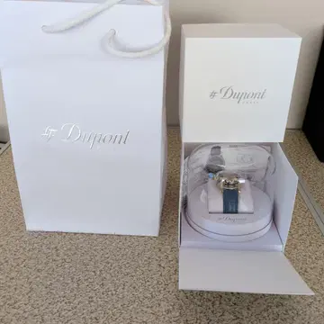 Dupont 고급 시계 골드 네이비