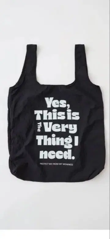 MY WEAKNESS 에코백 Black