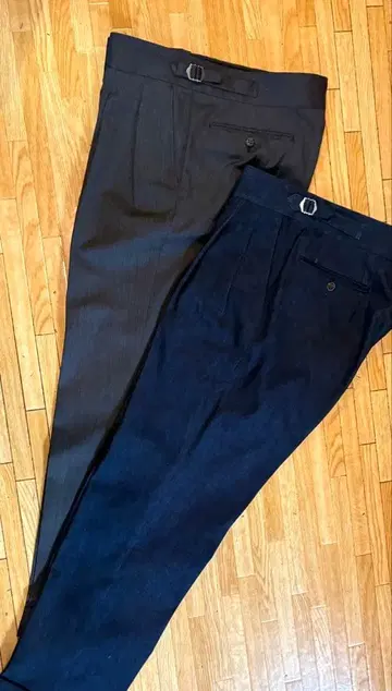 이탈리아제 원단 사용 오더 팬츠 x2 세트