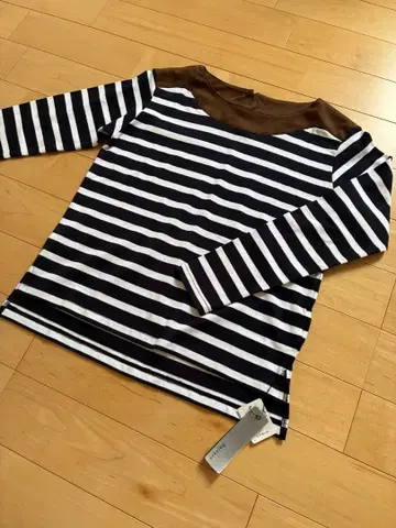 새상품 리쥬브 나이가이 보더 긴팔 티셔츠 11호 L 사이즈