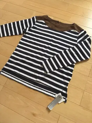 새상품 리쥬브 나이가이 보더 긴팔 티셔츠 11호 L 사이즈