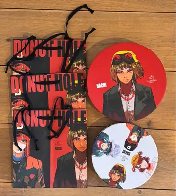 GODIVA x HACHI 도넛홀 빈 박스 & 쇼핑백 세트