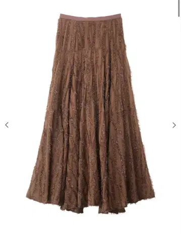 [ COCO DEAL ] 웨이브 플러피 플레어 스커트