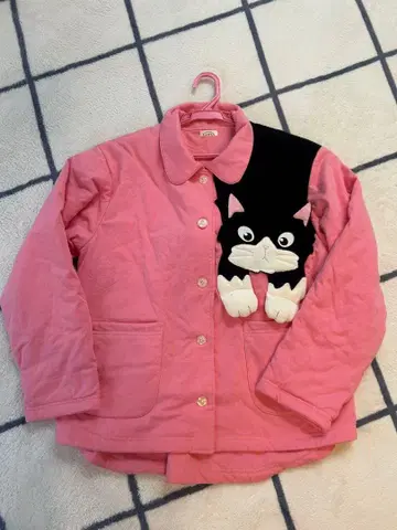 비행선 카라 퀼팅 자켓